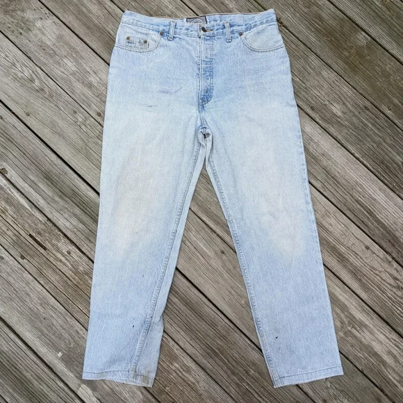 Vintage 80's 90's Levi's 541 Silver Tab Distressed Denim Jeans